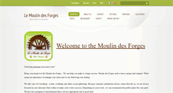 Desktop Screenshot of lemoulindesforges.com